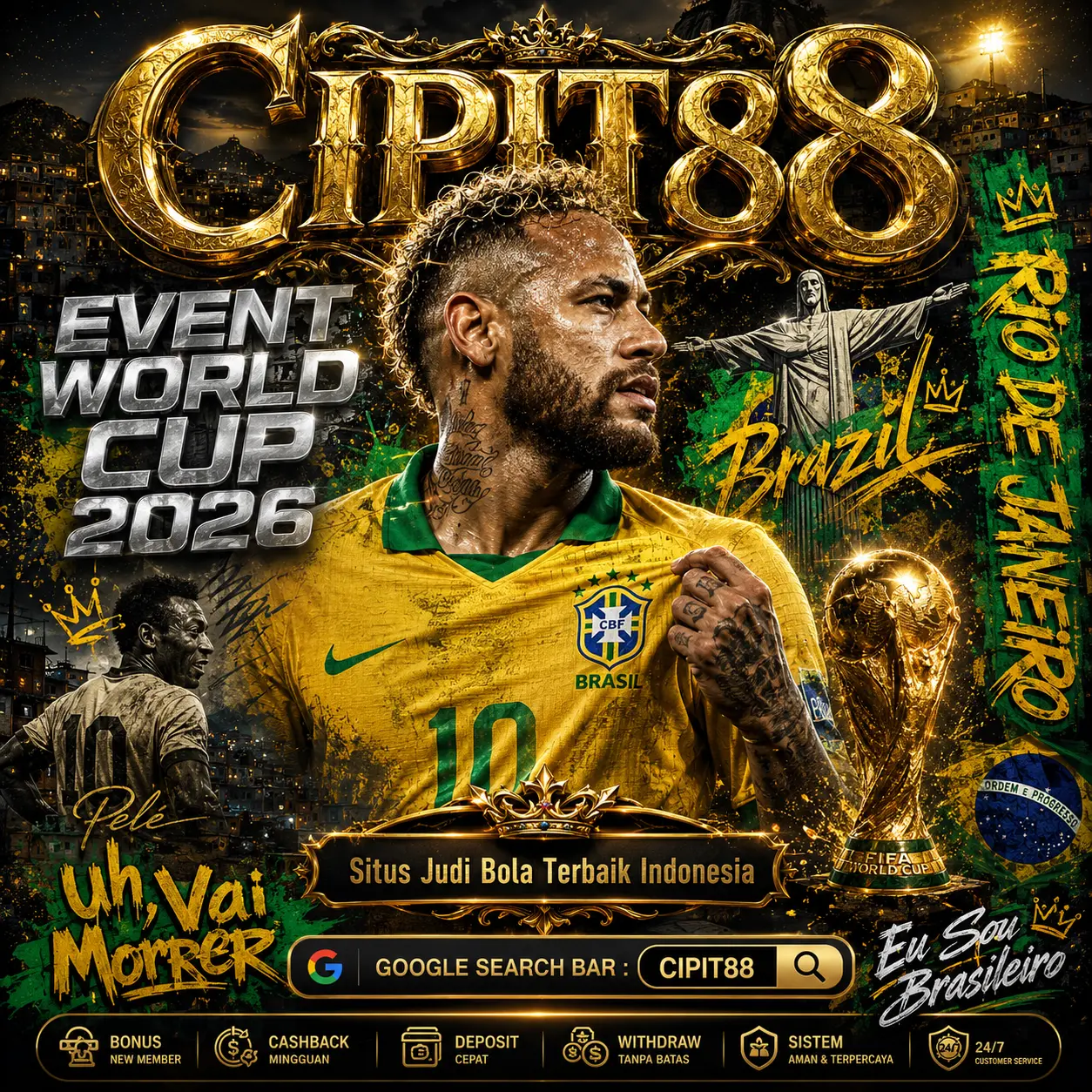 CIPIT88 : Agen Judi Bola Situs SBOBET Bet Parlay Fifa Piala Dunia 2026 by Hey siriusly